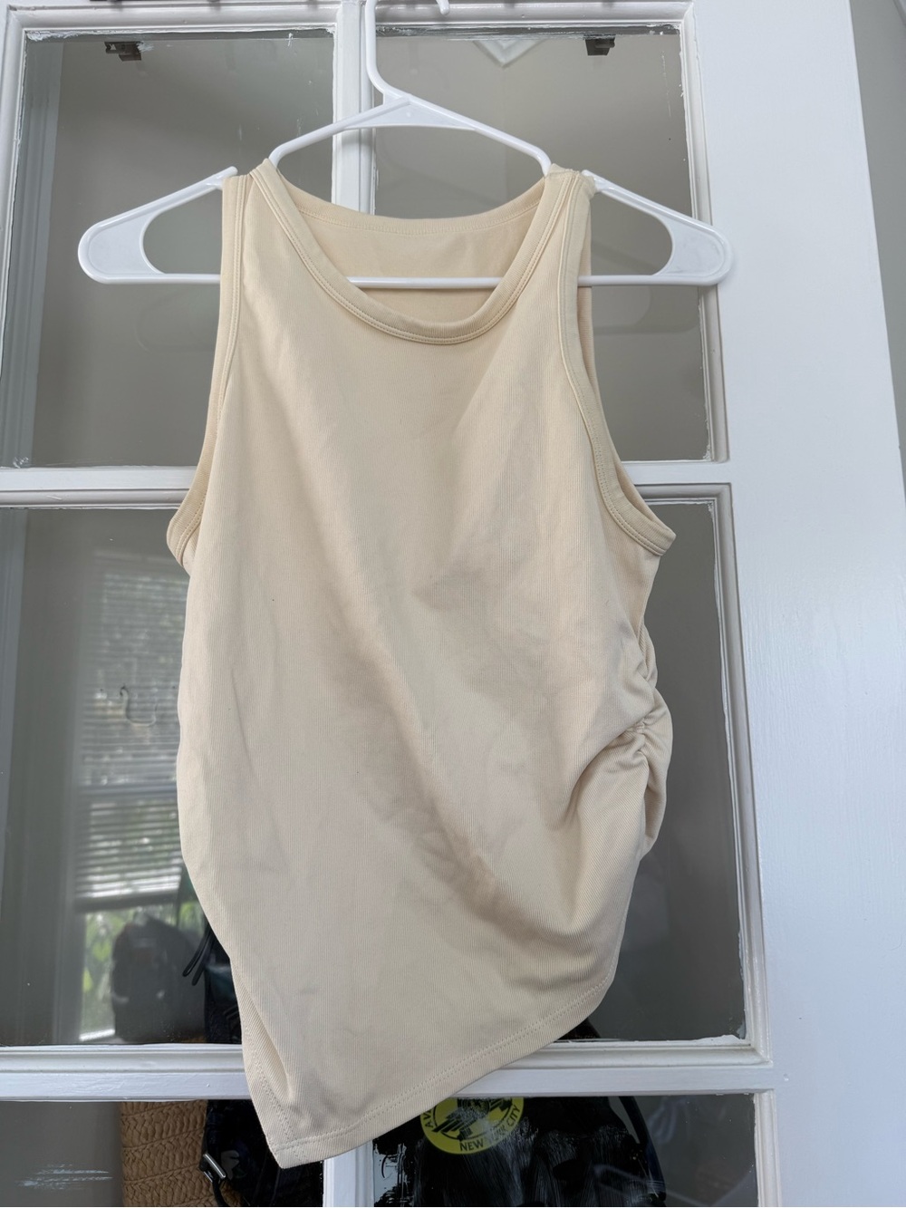 Everyday Scoop Neck Tank Top in Cream